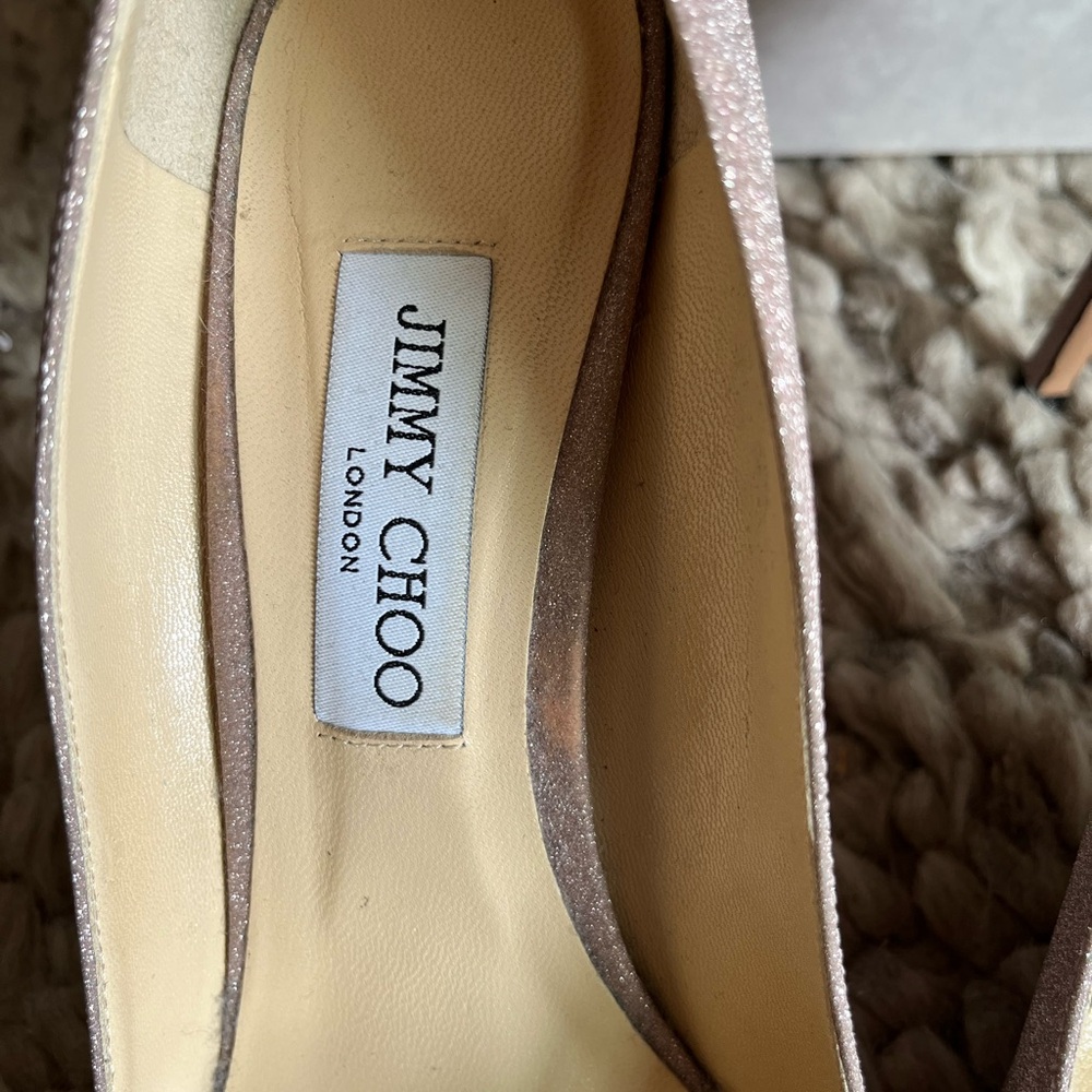 Jimmy Choo Romy 85, sz 41, Ballet Pink, good/fair condition - Picture 7 of 12